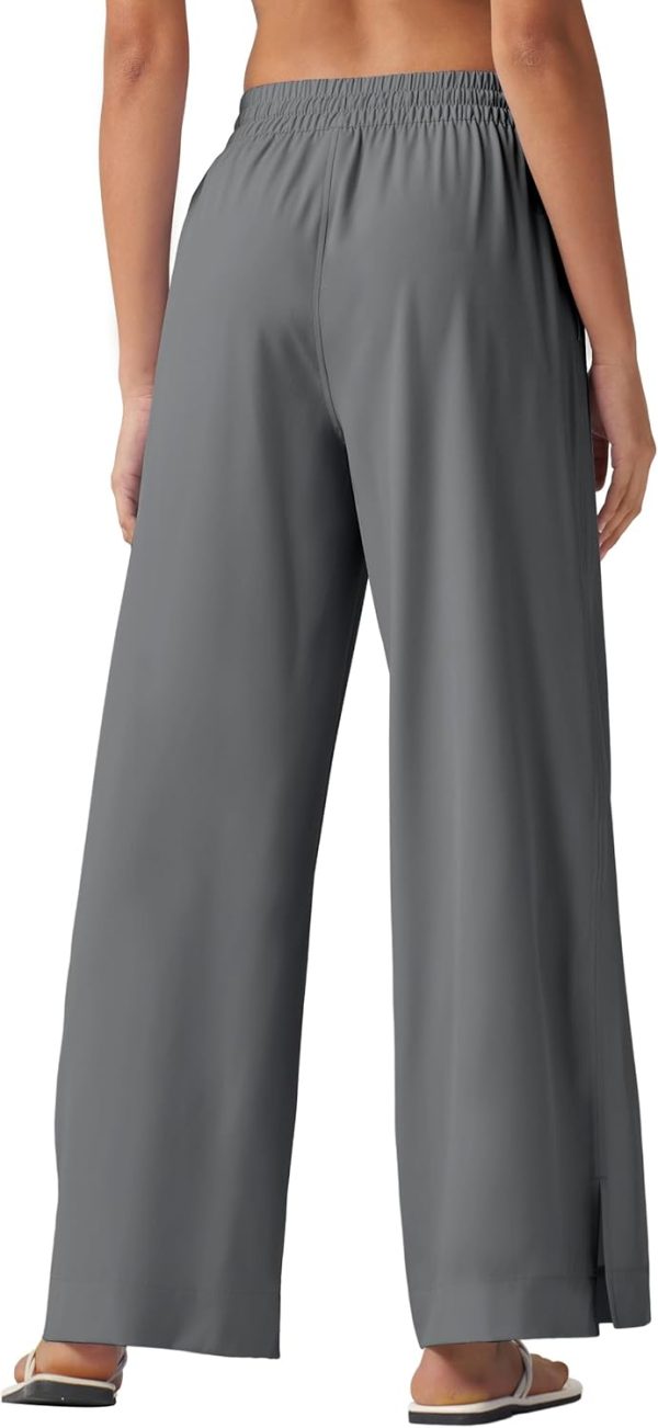 Willit Women's Wide Leg Pants Swim Beach Pants UPF 50+ Lightweight Travel Quick Dry Sun Protective 29" 31" - Image 4