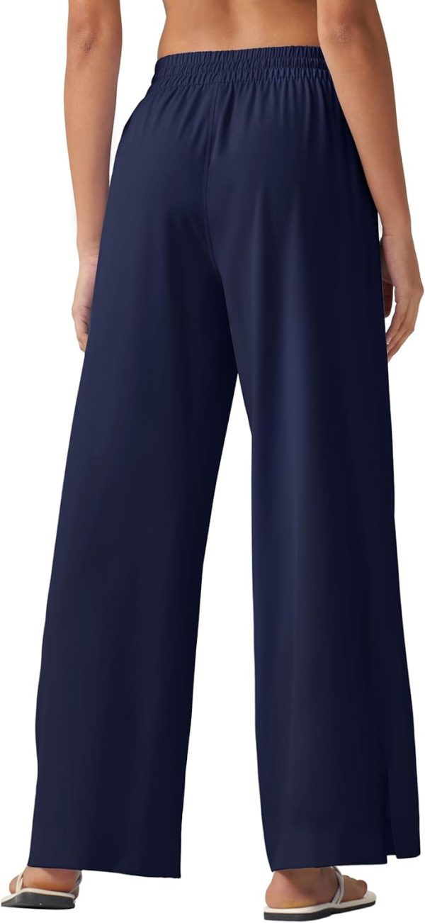 Willit Women's Wide Leg Pants Swim Beach Pants UPF 50+ Lightweight Travel Quick Dry Sun Protective 29" 31" - Image 10