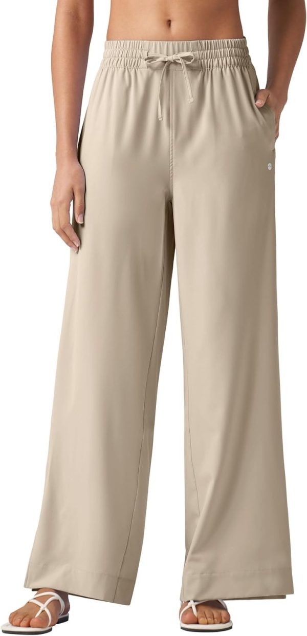 Willit Women's Wide Leg Pants Swim Beach Pants UPF 50+ Lightweight Travel Quick Dry Sun Protective 29" 31" - Image 14