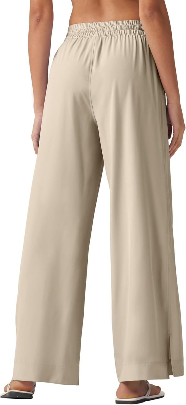 Willit Women's Wide Leg Pants Swim Beach Pants UPF 50+ Lightweight Travel Quick Dry Sun Protective 29" 31" - Image 15