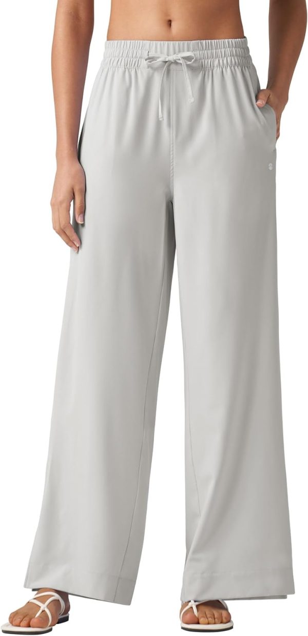 Willit Women's Wide Leg Pants Swim Beach Pants UPF 50+ Lightweight Travel Quick Dry Sun Protective 29" 31" - Image 20