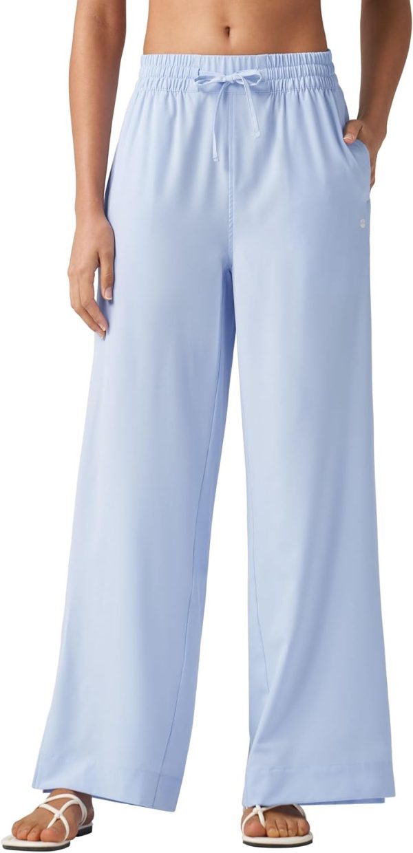 Willit Women's Wide Leg Pants Swim Beach Pants UPF 50+ Lightweight Travel Quick Dry Sun Protective 29" 31" - Image 26