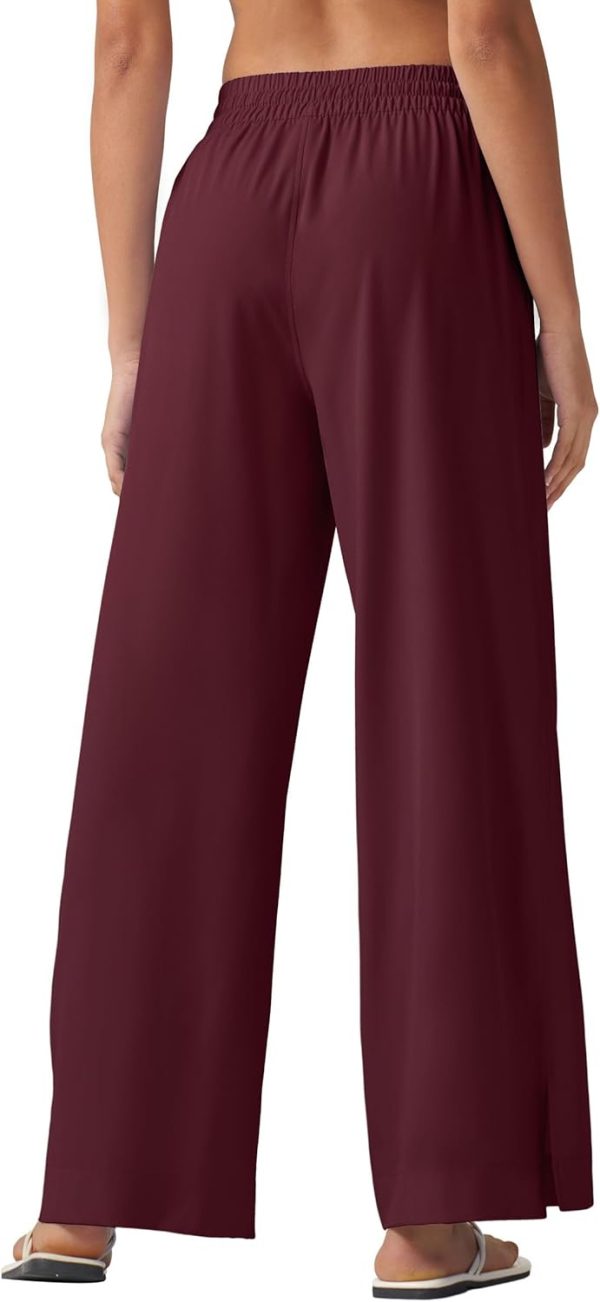 Willit Women's Wide Leg Pants Swim Beach Pants UPF 50+ Lightweight Travel Quick Dry Sun Protective 29" 31" - Image 33