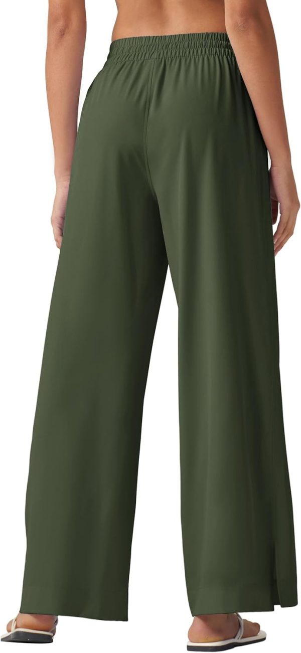 Willit Women's Wide Leg Pants Swim Beach Pants UPF 50+ Lightweight Travel Quick Dry Sun Protective 29" 31" - Image 39