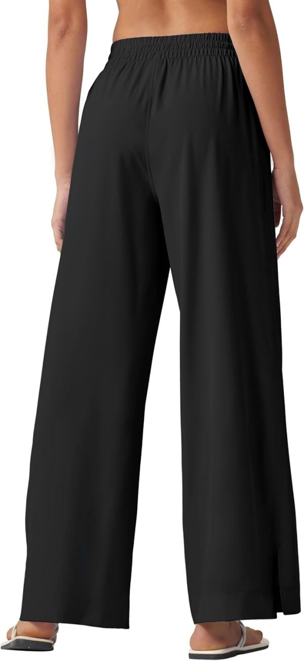 Willit Women's Wide Leg Pants Swim Beach Pants UPF 50+ Lightweight Travel Quick Dry Sun Protective 29" 31" - Image 45
