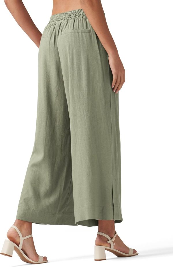 Willit Women's Linen Pants Wide Leg Casual Beach Summer Pants Palazzo Lounge Pants with Pockets - Image 27