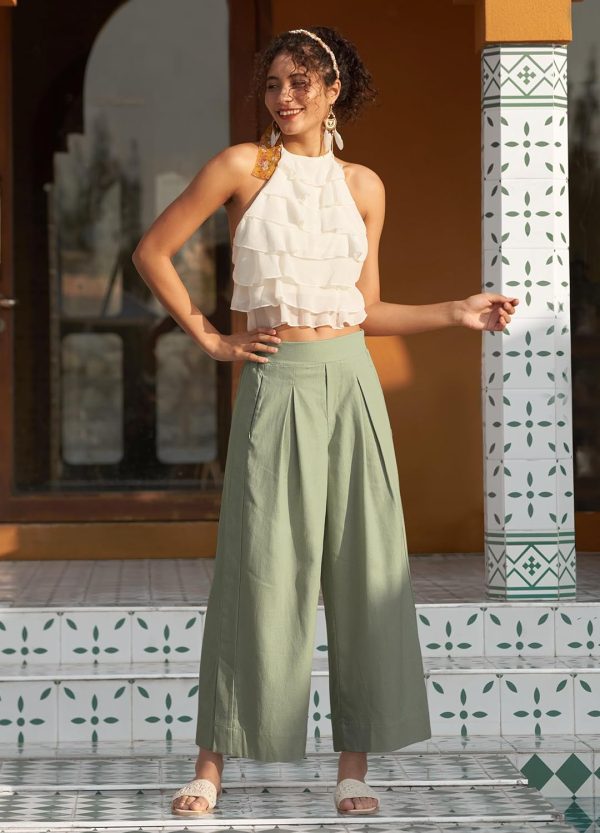 Willit Women's Linen Pants Wide Leg Casual Beach Summer Pants Palazzo Lounge Pants with Pockets - Image 30
