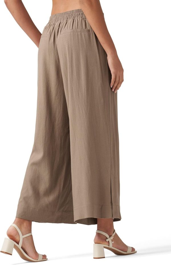Willit Women's Linen Pants Wide Leg Casual Beach Summer Pants Palazzo Lounge Pants with Pockets - Image 51