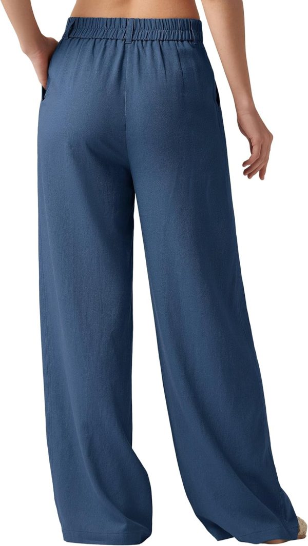 Willit Women's Linen Pants Wide Leg Work Dress Pants Casual Slacks Business Pants with Pockets 29" 31" - Image 16