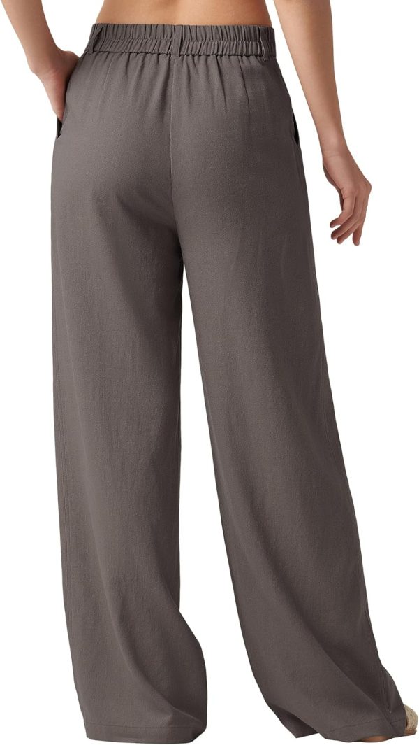 Willit Women's Linen Pants Wide Leg Work Dress Pants Casual Slacks Business Pants with Pockets 29" 31" - Image 28