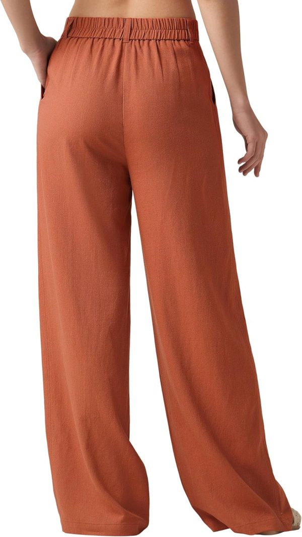 Willit Women's Linen Pants Wide Leg Work Dress Pants Casual Slacks Business Pants with Pockets 29" 31" - Image 52