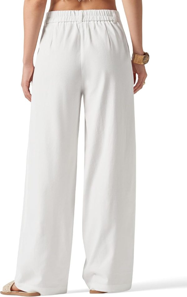 Willit Women's Linen Pants Wide Leg Work Dress Pants Casual Slacks Business Pants with Pockets 29" 31" - Image 62